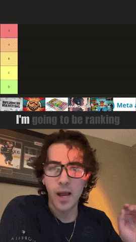 Tier list ad example